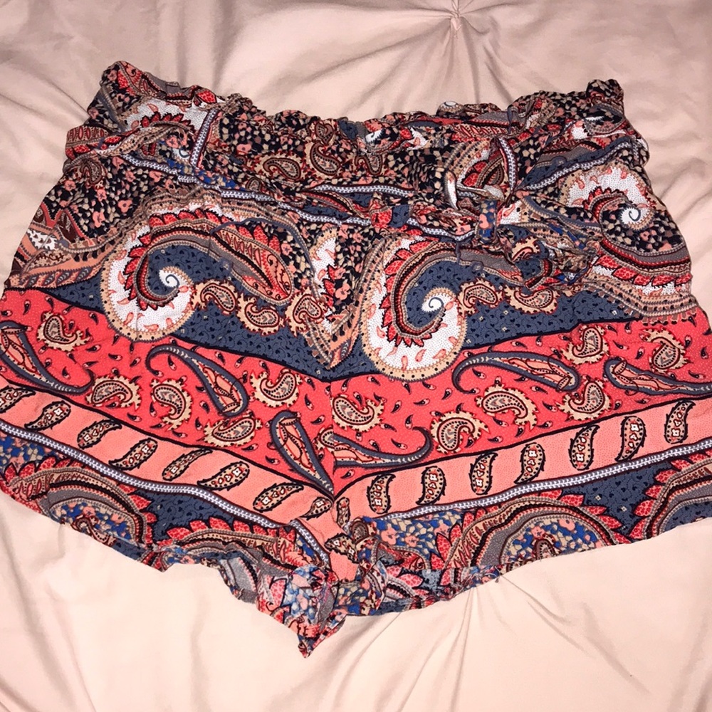 Paisley Printed Flowy Shorts